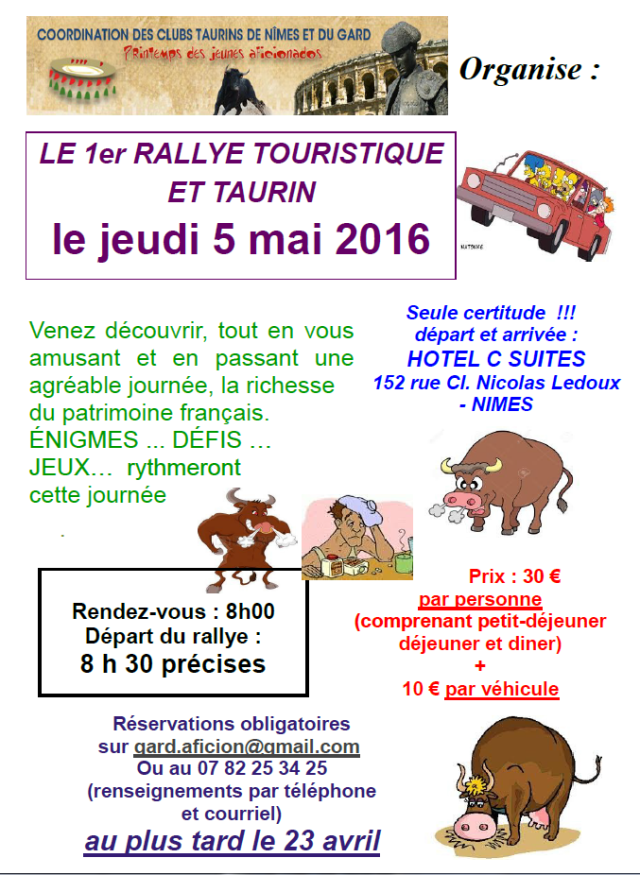 1er rallye touristique