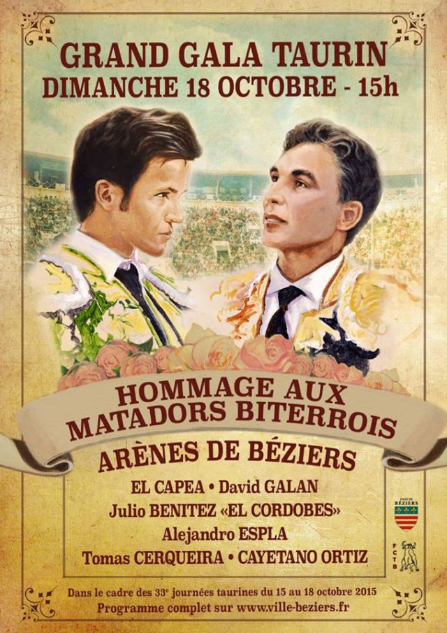 Be ziers 18 octobre affiche