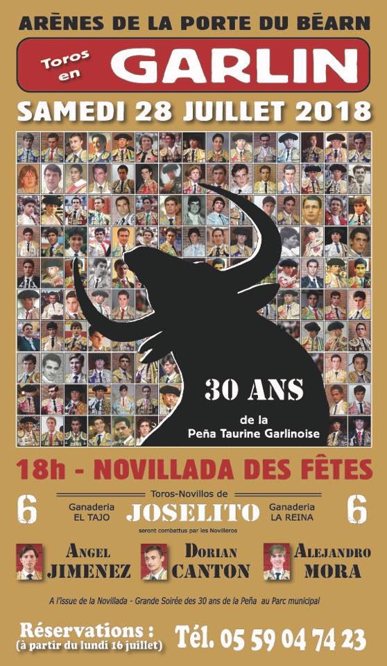 Cartel garlin 2018 30e anniversaire