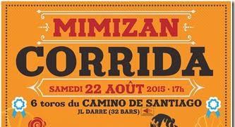 Mimizan affiche corrida aout 1