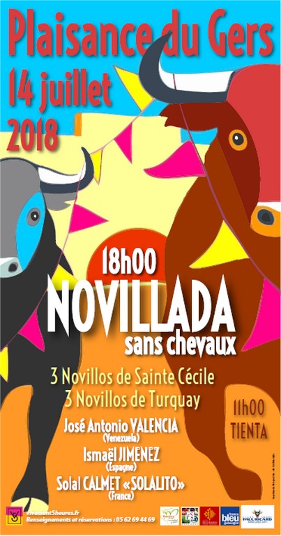 Novillada plaisance du gers 2018