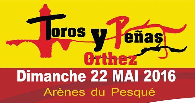 Orthez toros y penas affiche