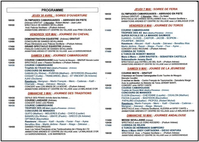 Palavas programme