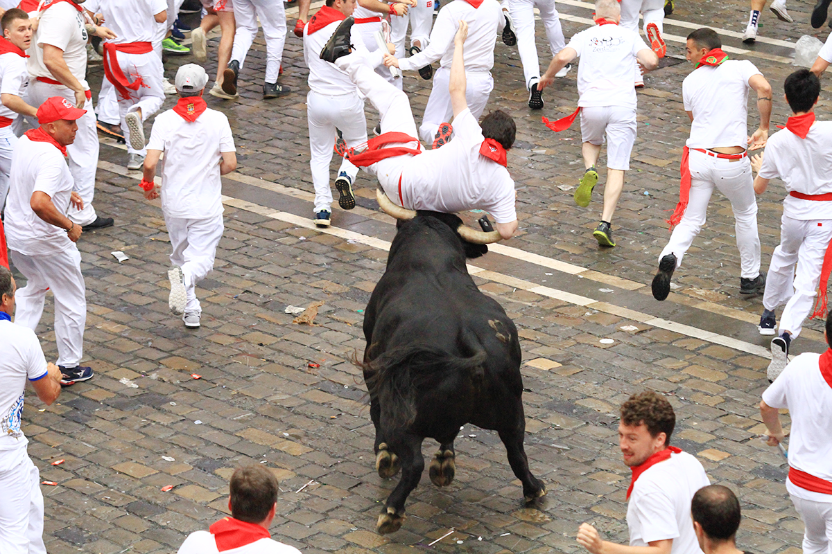 Pamplona encierro 7 juillet